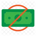 Money Cash No Cash Icon