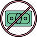 No Money Poverty Bankruptcy Icon