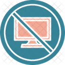 Monitor Not Allowed Computer Icon