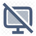 No Monitor Business Laptop Icon