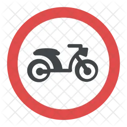 No Mopeds  Icon