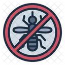 No Mosquito Mosquito Free Pest Control Icon