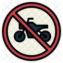 No Motorcycles  Icon