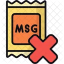 No Msg Msg Free Monosodium Glutamat Icon