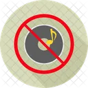 No Music Audio Ban Disable Audio Icon