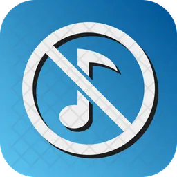 No Music  Icon