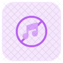 No Music  Icon