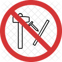 No Nail Rivet Nail Rivet Not Allowed Nail Rivet Prohibition Icon