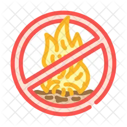 No Open Fire  Icon