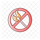 No Open Flame Icon