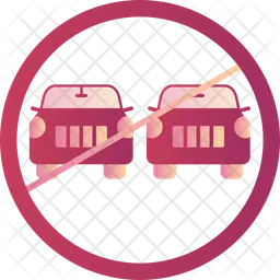 No Overtake  Icon