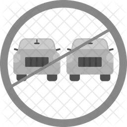 No Overtake  Icon