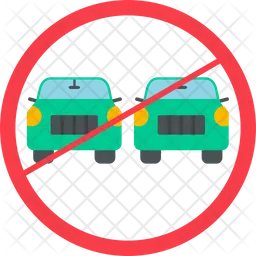 No Overtake  Icon