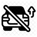 No Overtake Road Traffic Icon