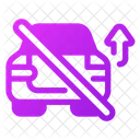 No Overtake Road Traffic Icon