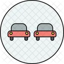 No Overtaking For Truck Truckrestriction Nopassing Icon