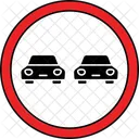No overtaking  Icon