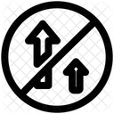 No Overtaking  Icon