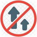 No Overtaking  Icon