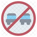 No Overtaking  Icon