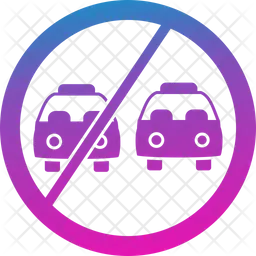 No Overtaking  Icon