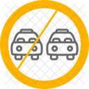 No Overtaking  Icon