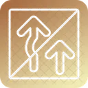 No Overtaking Forbidden Arrow Icon
