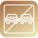 No Overtaking Overtake Traffic Icon