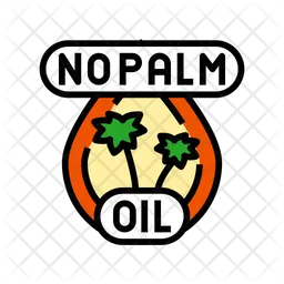 No Palm Oil  Icon