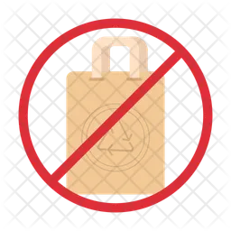 No paper bag  Icon