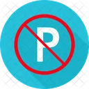 No Parking Car Road Icon