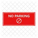 No Parking Prohibition Forbidden Icon