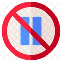 No Parking Prohibition Forbidden Icon