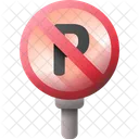 No Parking Prohibition Forbidden Icon