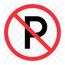 No Parking Prohibition Forbidden Icon