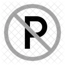 No Parking Warning Prohibition Icon