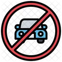 No Parking Circulation Transportation Icon