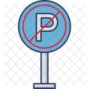 No Parking Sign Vehicle Icon
