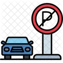 No Parking Sign Alert Icon