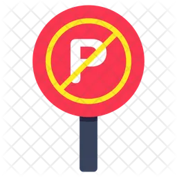 No parking board  Icon