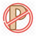 No Parking Door Icon