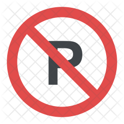 No Parking Sign Icon Of Flat Style Available In Svg Png Eps Ai Icon Fonts