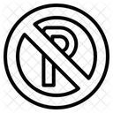 No Parking Sign Icon