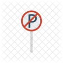 No parking Sign  Icon