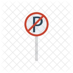 No parking Sign  Icon