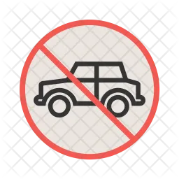 No parking zone  Icon