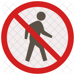No passage Icon