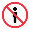 No People Prohibition Forbidden Icon