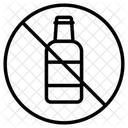 No Permitido Prohibir Detener Icono