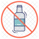 No Permitido Prohibir Detener Icono